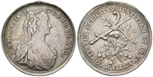 Médaille argent - o.j., (1745)