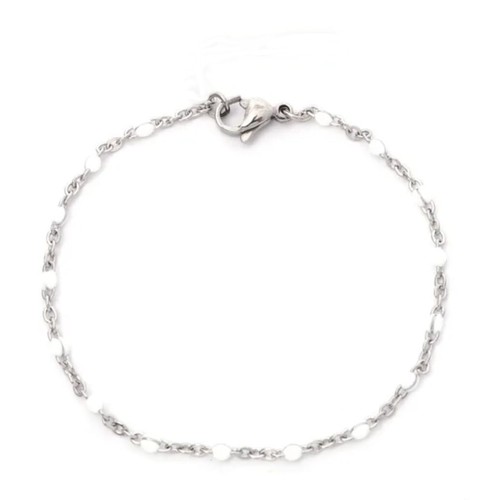 Chaine cheville perles résine