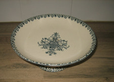 Ancien Compotier Coupe à Fruits faience SALINS modèle ALHAMBRA