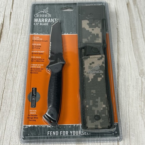 Gerber warrant serrated - gerber, 4.5”
