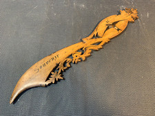 Ancien coupe papier en bois