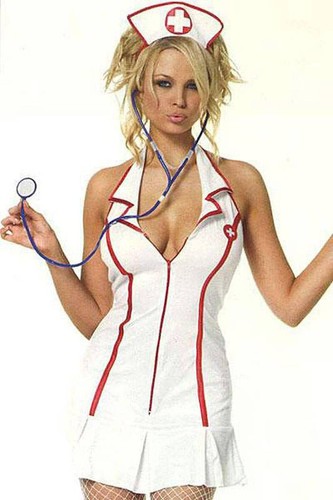 Hot court infirmière costume - hot,