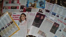 NEW !! Lot Articles de PRESSE - Chanteur / Chanteuse - VITAA & SLIMANE - Versus