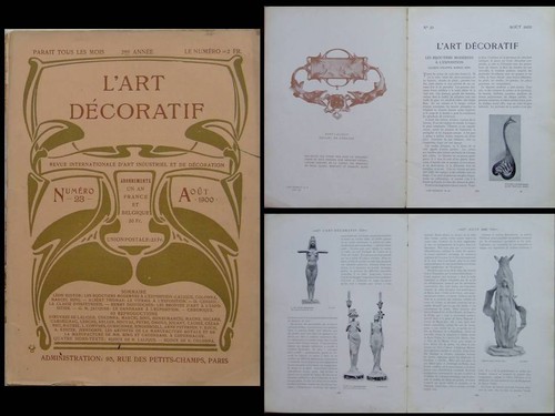 Art decoratif aout 1900 - aout, 1900-