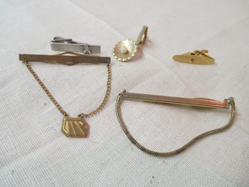 Vintage tie clasps - vintage,