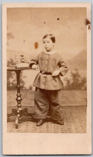 Cdv 1865 enfant tenue - 1865,