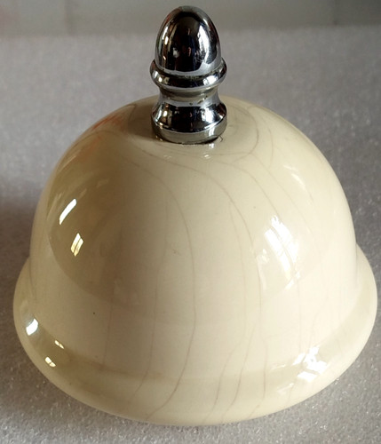 Cloche porcelaine blanc - cloche, en
