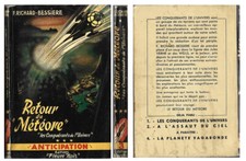 RARE EO 1951 FLEUVE NOIR ANTICIPATION 3 / F.RICHARD-BESSIÈRE : RETOUR DU MÉTÉORE