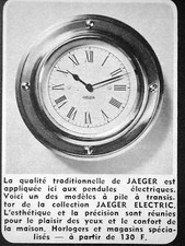 Publicite jaeger electric - publicite,