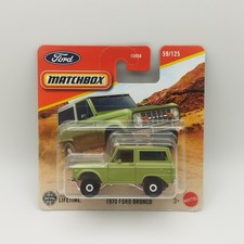 Matchbox 1/64 Ford Bronco 1970 – Mainline 2025 – Vert – Diecast Car – Neuf