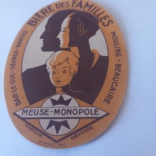 Ancienne étiquette bière