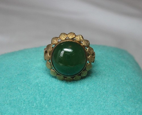 Jade bague milieu siècle - jade,