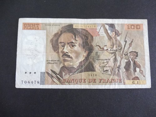Ancien billet 100 frs - billet,