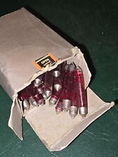 ampoules navettes peintes en rouge pour des tableaux d'automatismes en 24V