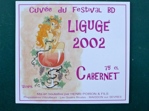 Etiquette vin ligugé - etiquette,