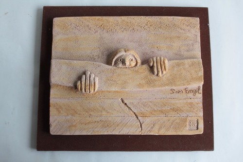 Sara engel sculpture murale - sara,