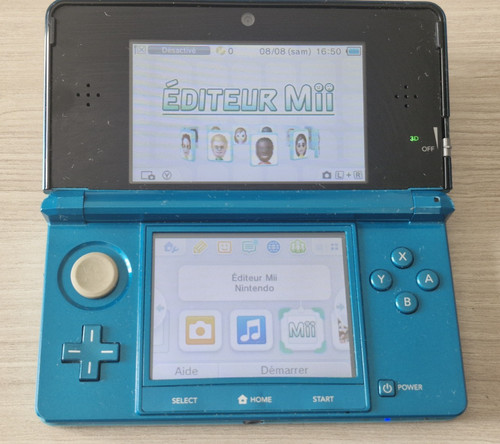 Console nintendo 3ds aqua - console,