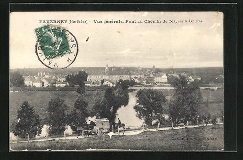 Cpa faverney vue générale - cpa,