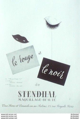 Publicite cosmetique stendhal - cosmetique,