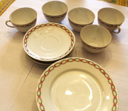 Service thé dessert tasses - 6,