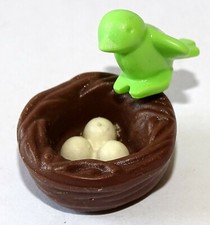 LOT OISEAUX NID + 1 MOINEAU VERT PLAYMOBIL ANIMAL SAUVAGE FORET OISEAUX