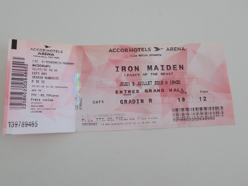 Iron maiden place de concert - iron,
