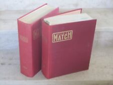 PARIS-MATCH  année 1954 complète en 2 volumes reliés (TBE) n°42 au n°93 inclus