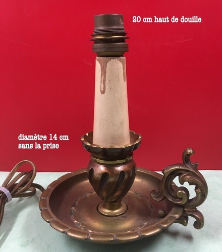 Lampe chevet bronze - lampe, en