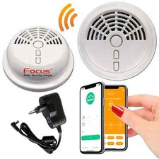 Avertisseur Sonde Fuite Gaz Détecteur Sans Fil Centrale Alarme Connectée IP GSM