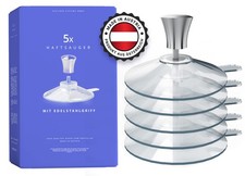 Lot de 5 ventouses avec