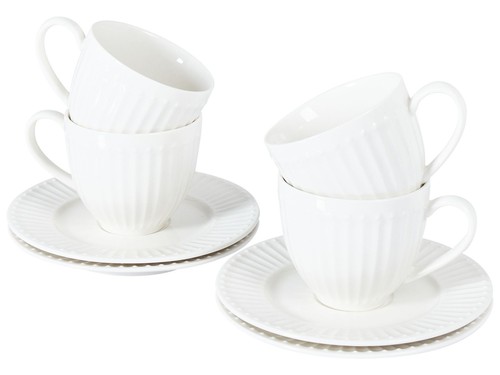 Set tasses et soucoupes - set, 4