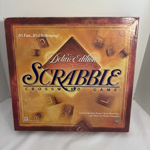 Scrabble deluxe edition - scrabble,