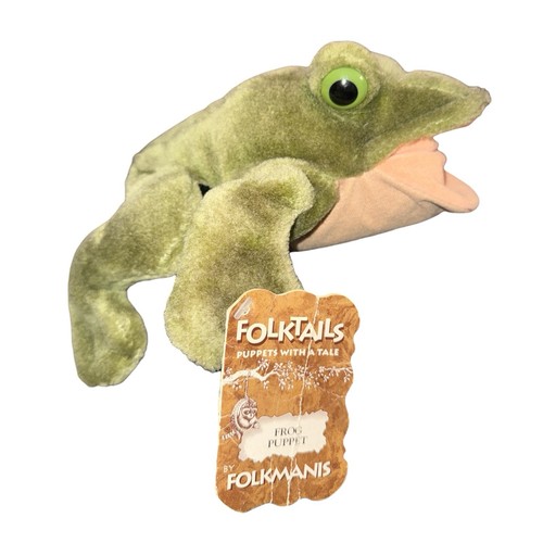 Folkmanis toad frog - folkmanis, hand