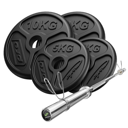 Set 45kg barre - set, |