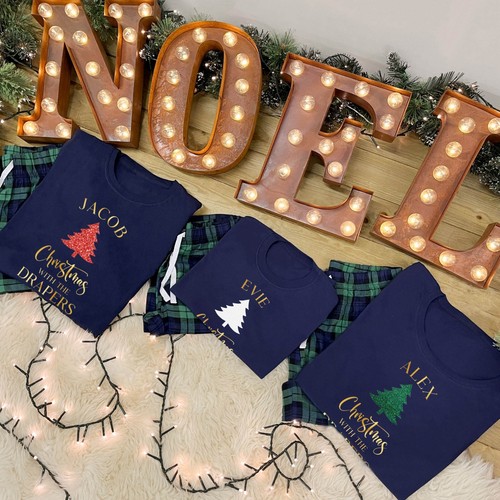 Tartan christmas pyjamas - tartan,