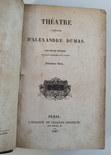 Dumas théatre complet - -,