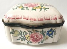 Boite Bonbonnière en faïence