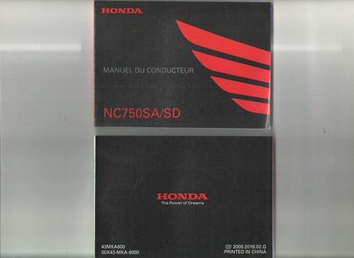 Manuel conducteur honda - manuel,