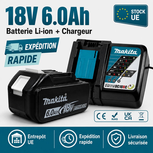 Batterie 18v 6ah - batterie,