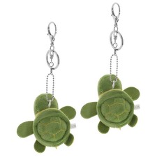  2 Pcs Tortue Porte Clé Jouet