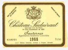 Château Suduiraut 1988 -