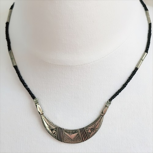 Collier touareg demi - collier, lune