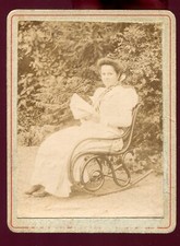 XIXé. photo ancienne 1890/1900 Rocking Chair Thonet