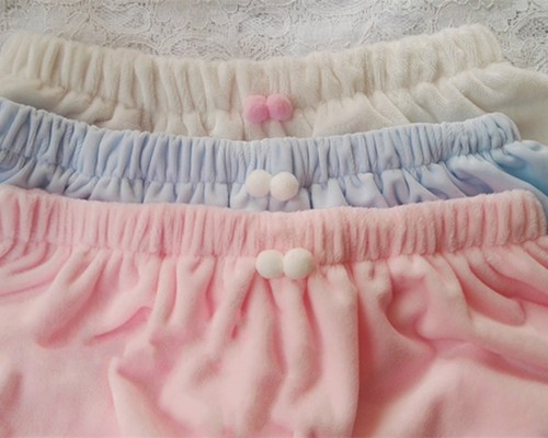Ladies lolita velvet shorts - ladies,
