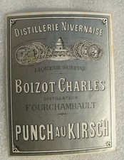 vieille ETIQUETTE PUNCH AU