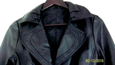 VESTE noire Cuir femme T.40 +