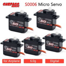 Surpass Hobby Digital Servo 6g Micro Plastic Gear Servo for RC planes Fixed-wing
