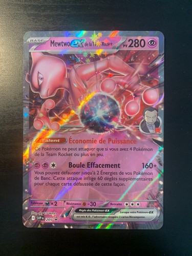 Carte pokémon mewtwo la - ex,
