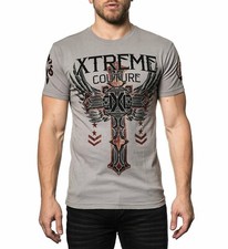 Xtreme Couture Par Affliction Foi & Trust Mma UFC Motard Tatouage T Shirt X1956I