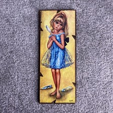 Mid-Century "Big Eyed Girl"